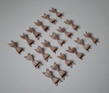 18 kleine Schleifen Mini Schleifen Dekoration an Geschenken Tischdeko etc. # 1