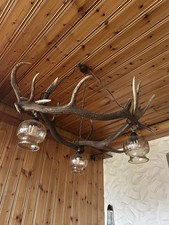 Deckenlampen Hirschgeweih Kronleuchter Pendelleuchte Geweihlampe 