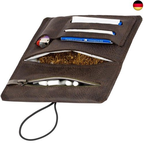 Tabaktasche aus leder - tabaktasche, 30g