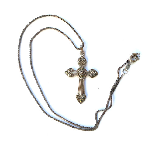 Antiker kreuz anhänger mit - kreuz,