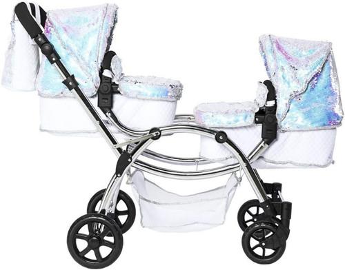 Zwillingspuppenwagen - ,