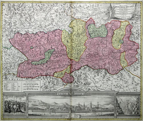 Kärnten original kupferstich - kärnten,