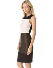 Curil leather dress size - a.l.c,