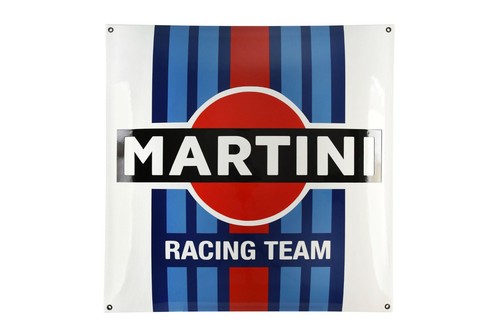 Schild logo martini emaille - schild,