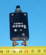 alter  E-T-A  2-5700-K   Thermischer Schutzschalter bakelit Gr.2