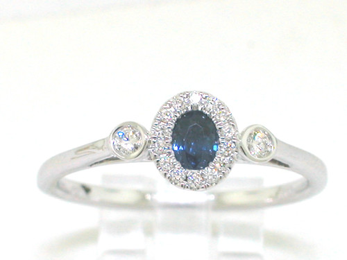 Saphir ring 585 - saphir,