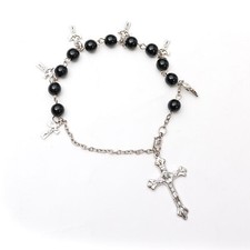 Rosenkranz Armband Schwarz