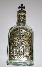 Weihwasser Flasche für 200ml Metall Ikone Erzengel Michael und Gabriel Engel 