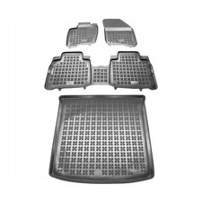 Satz Fußmatten und Matte für