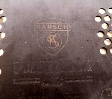 Röhrenradio Rückwand Kapsch