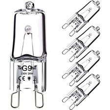 G9 Halogenlampen, 28W, 230V