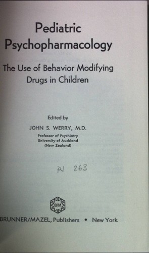 Pediatric psychopharmacology - pediatric,