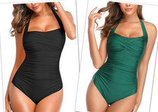 Badeanzug Damen Bauchweg Push