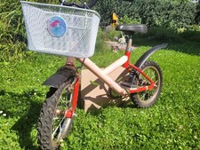 Kinderfahrrad 14 Zoll rot rosa