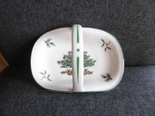 Henkelschale von Spode "Christmas Tree"