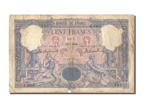 Geldschein frankreich 100 - frankreich,,