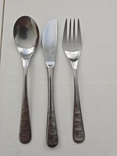 WMF Kinder-Besteck-Set 3-tlg 80er Jahre Edelstahl Top Zustand Enten