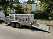 Anhänger Bagger Transport rampe mobil dieseltank TÜV top zustand