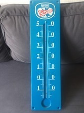 Großes Werbethermometer von Schöller-Eis, 65 x 18 cm