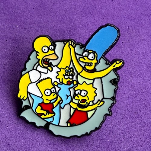 Pin badge anstecker simpsons - pin, anstecker,