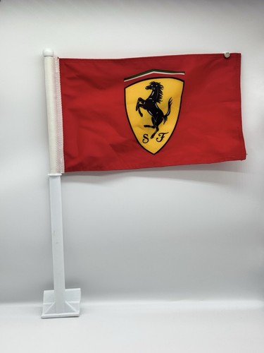 Original ferrari autofahne rot - autofahne,