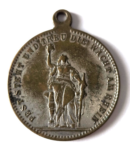 Medaille fest stehr und treu - stehr,