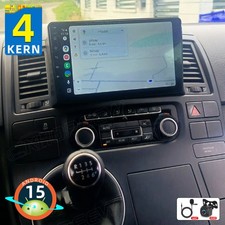 64GB Android 15 Apple Carplay Autoradio GPS Navi Für VW T5 Multivan Transporter