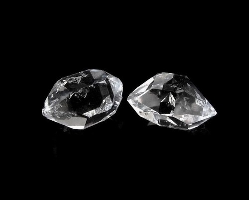 Herkimer diamant 2er set - diamant, 2er-set