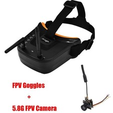 5.8G 40CH Dual Antennen FPV Brille Monitor Videobrille Headset HD mit 5.8G 25M