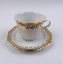 Winterling Marktleuthen Kaffeetasse mit UT edler Golddekor Porzellan 70er Jahre