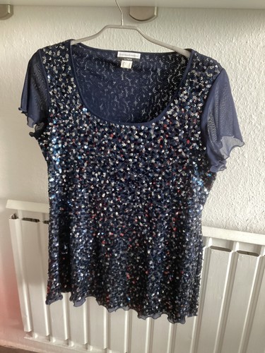 Festliches pailletten top - pailletten-top, von