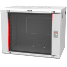Netzwerkschrank 19 Zoll 9HE Server Wandschrank , Wandmontage, Montiert  