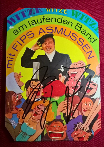 Original autogramm von fips - original-autogramm,