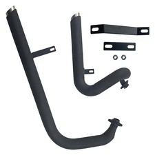 Slash Cut Iron Muffler Exhaust