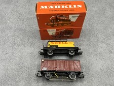 H0 MÄRKLIN Kesselwagen SHELL + Güterwagen m. Schlusslicht  4502 4506  OVP  #465