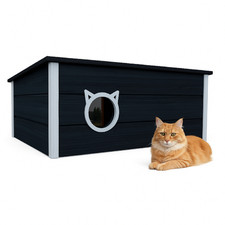 Qls isoliertes katzenhaus aus - isoliertes,