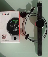 Polar Ignite GPS Uhr Sportuhr Fitness Uhr Schwarz