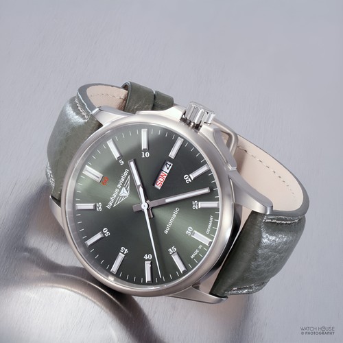 Bauhaus herrenuhr 2866 - herrenuhr, grün