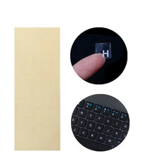 ✅ Russische Tastaturaufkleber Kyrillisch Русские наклейки Transparent PC Laptop