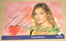 Tanja Wenzel Original signierte Autogrammkarte Verbotene Liebe Autogramm #7