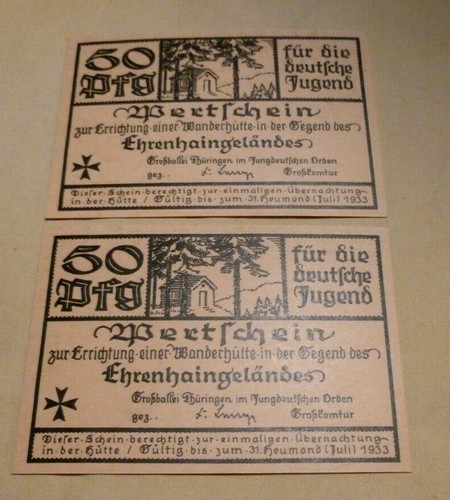 Stück wertschein pfennig - 50,