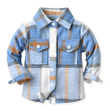 Plaid Kinderwinterjacken Hemd