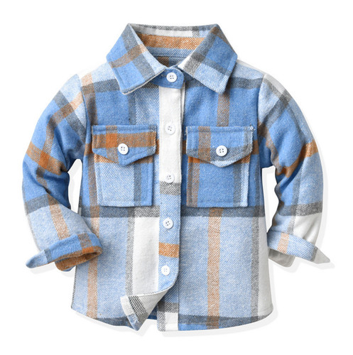 Plaid kinderwinterjacken hemd - plaid,