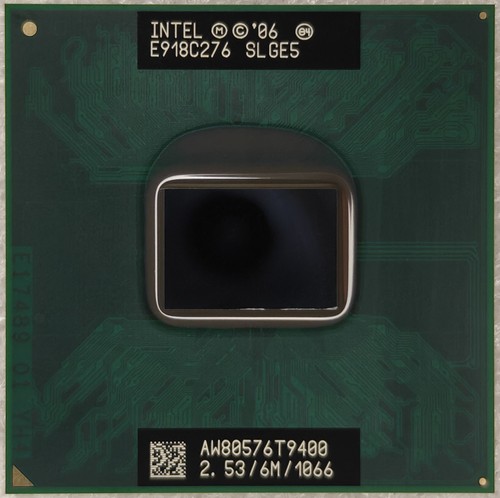 Intel core duo mobile - core, t9400