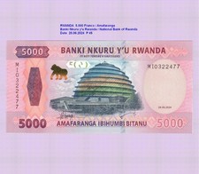 Ruanda rwanda 5000 francs - ,