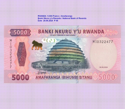 Ruanda rwanda 5000 - ruanda,