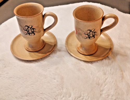 Set aus porzellan kaffee - set, 2