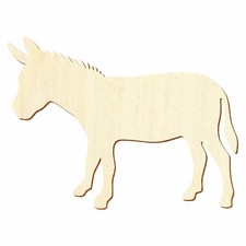 Holz Esel - 3-50cm Breite -