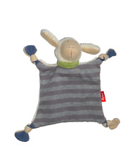 WIE NEU * * Sigikid Schmusetuch grau weiß SCHAF 41955 Schnuffeltuch Kuscheltuch