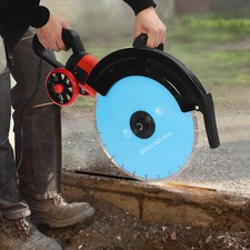 Elektrische Betonsäge Betontrennsäge Kreissäge mit  Sägeblatt und Umlenkrolle DE